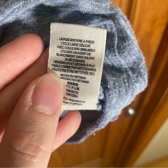 Free People We The Free Heathered Gray Free Summer Thing Cowl Neck Tank Top - Picture 7 of 8